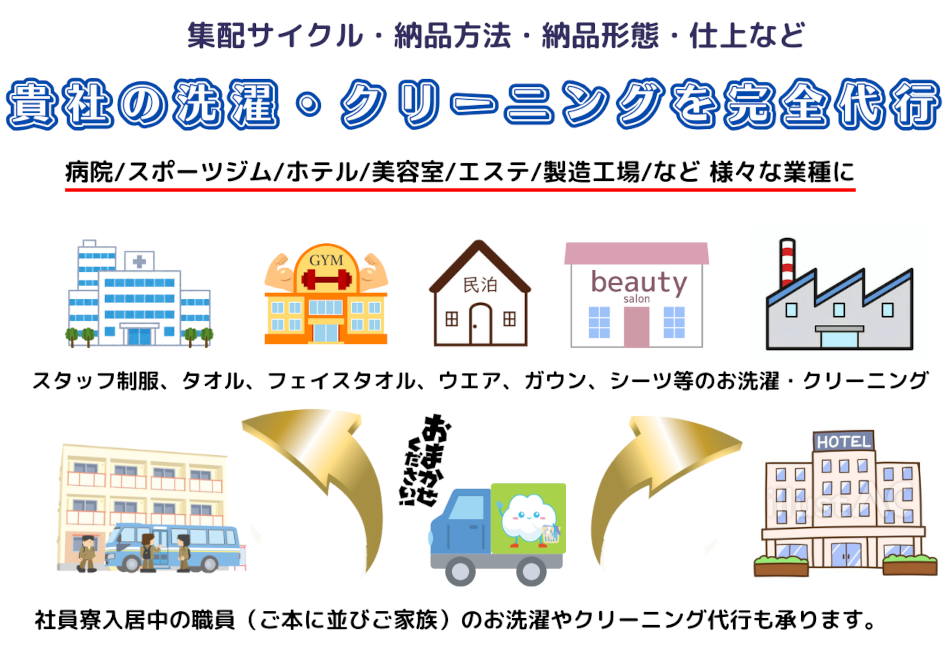 洗濯代行 こんなお悩みありませんか?